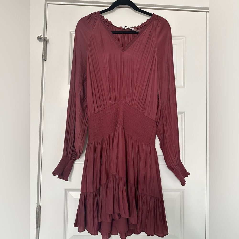 Ramybrook long sleeve tiered dress